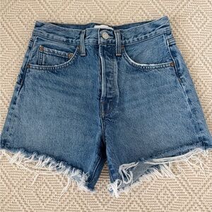 AGOLDE Parker Long Loose Fit Vintage Shorts Size 24
